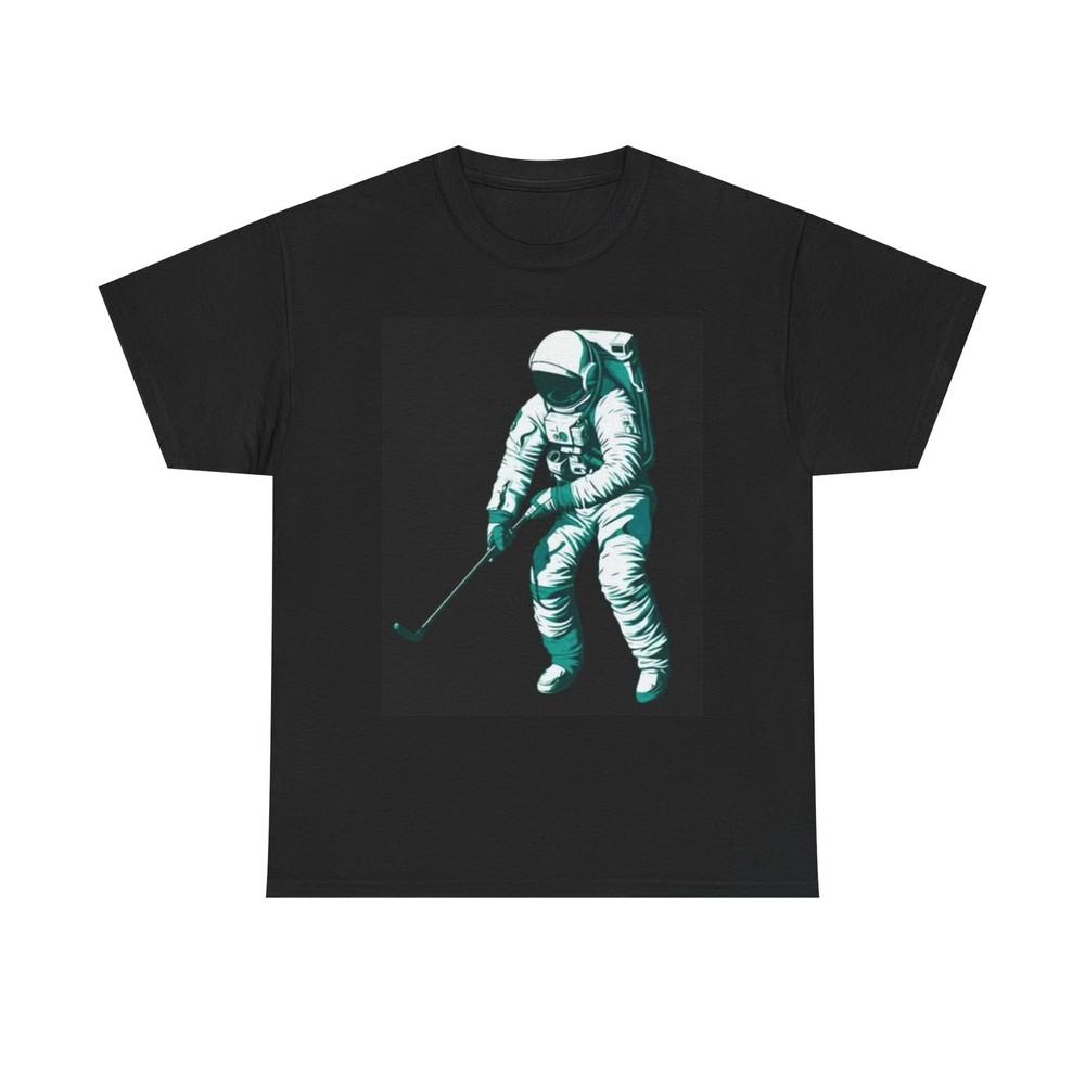 

Golf In Space T Shirt Funny Graphic Astronaut Unisex Heavy Cotton Tee Unisex T-Shirt XXXL