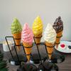 1-piece Set, Simulated Sauce Coated Plastic Ice Cream Model, Ice Cream Shop Display Prop, Photography Stage Prop
