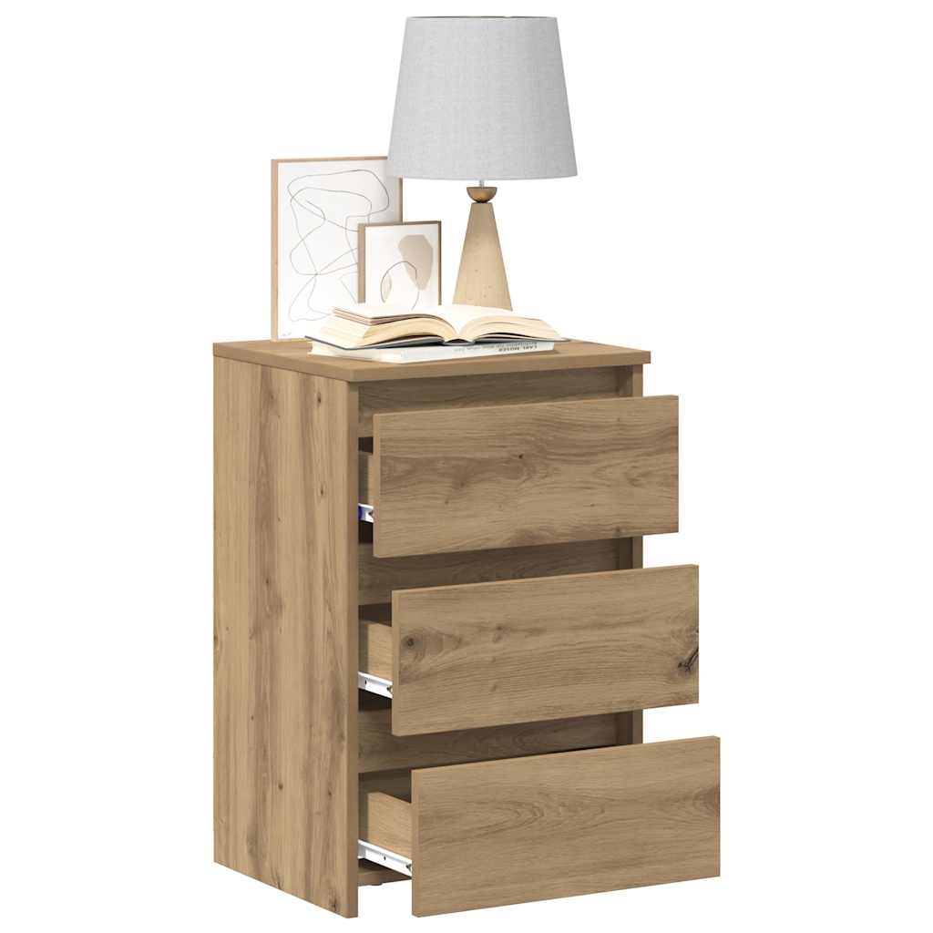 Nightstands 2 pcs Artisan Oak 40 x 35 x 62.5 cm engineered wood