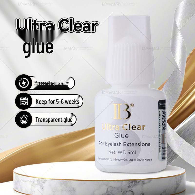 

IB Ultra Clear Quick-Dry Eyelash Extension Glue, 2-Second Dry, 5ml