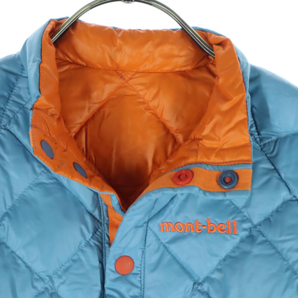 Beauty products mont-bell reversible Long sleeve Down jacket 90 Orange Kid's Used