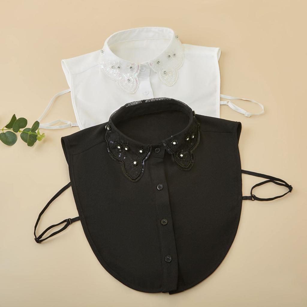 Perfect Match Fashion Ladies Half-Shirt Lace False Collar For Women'S Shirt Blouse Tops Removable Detachable Collars Clothes Accessories