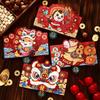 Cartoon Chinese  Year Folding Red Envelopes Horse Year Lucky Money Pockets Chinese Traditional Lucky Red Bags Kids Gifts
