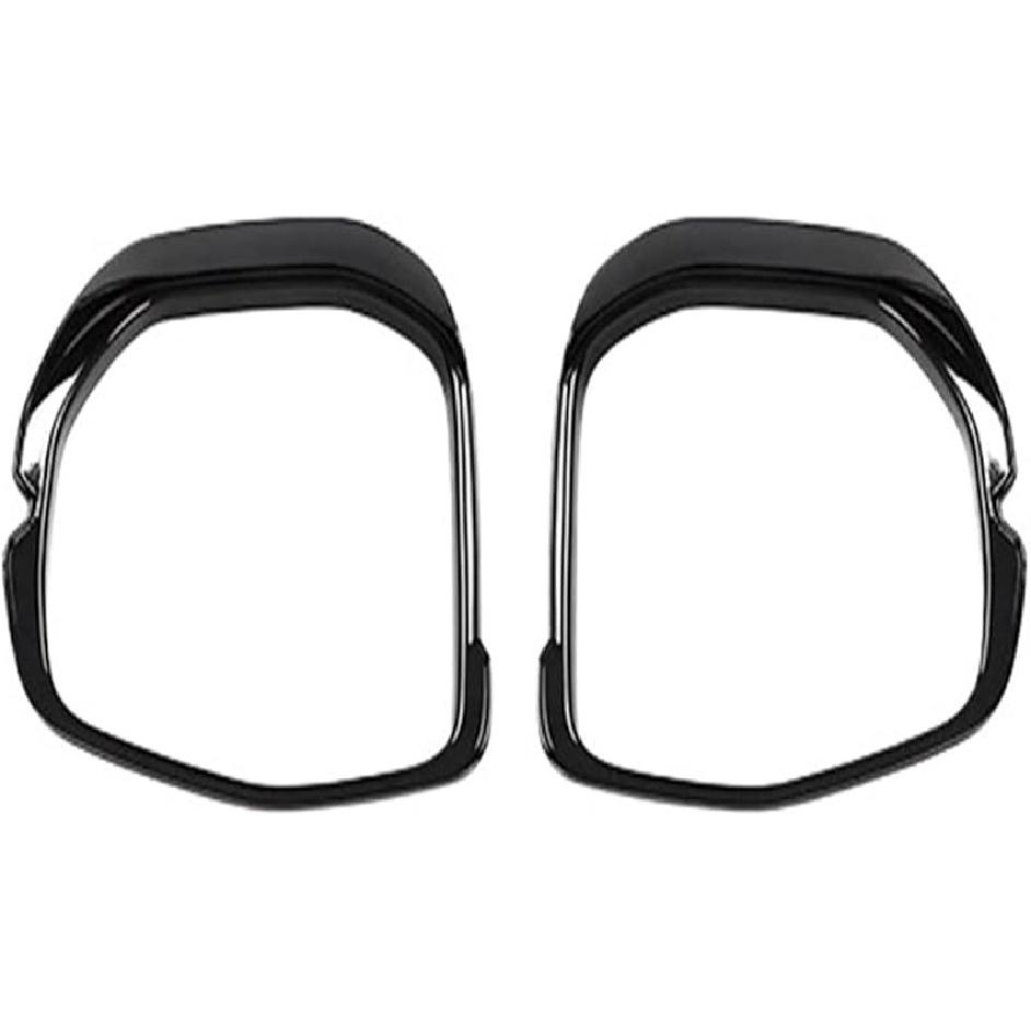 Auto Seitenrückspiegel Regenschutz Augenbraue Verkleidungsrahmen Aufkleber Schale Zubehör Passend für CR-V 6. Generation 2023-2025(Schwarz)