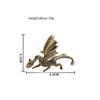 Brass Evil Dragon Best Lord Demon Dragon Tabletop Miniatures Figurines Dragon Miniature Figurines Tabletop War Game Chess Statues Gifts