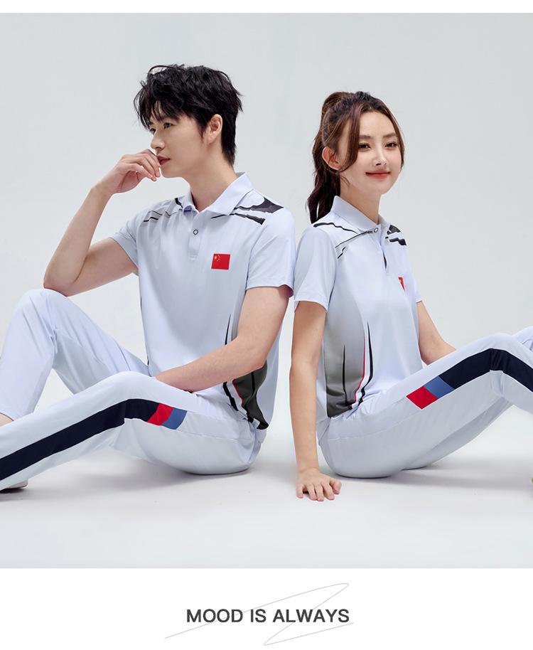 Unisex Summer Badminton Tops: Quick-Dry, Sweat-Wicking, Short-Sleeve Sportswear for Couples & Coaches