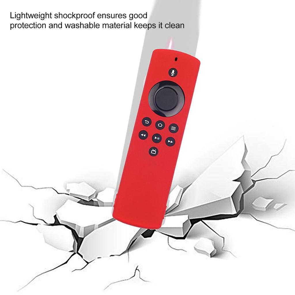 Silicone Remote Protective Cover Washable Remote Control Case Shockproof Remote Protector for TV Stick Lite
