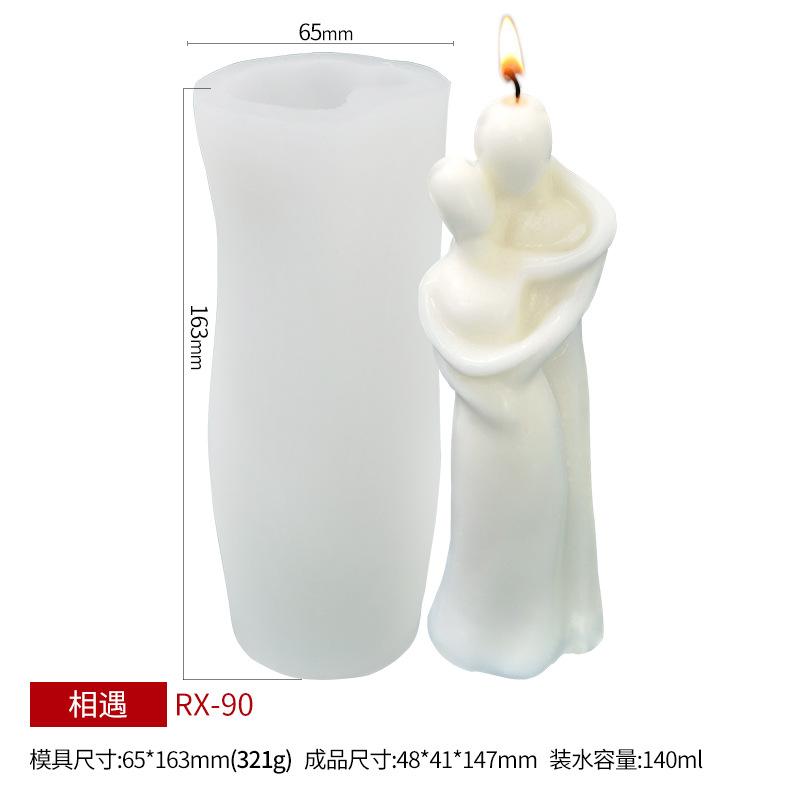 

Силіконова форма для свічки з ароматом своїми руками, серія «Сімейне кохання»