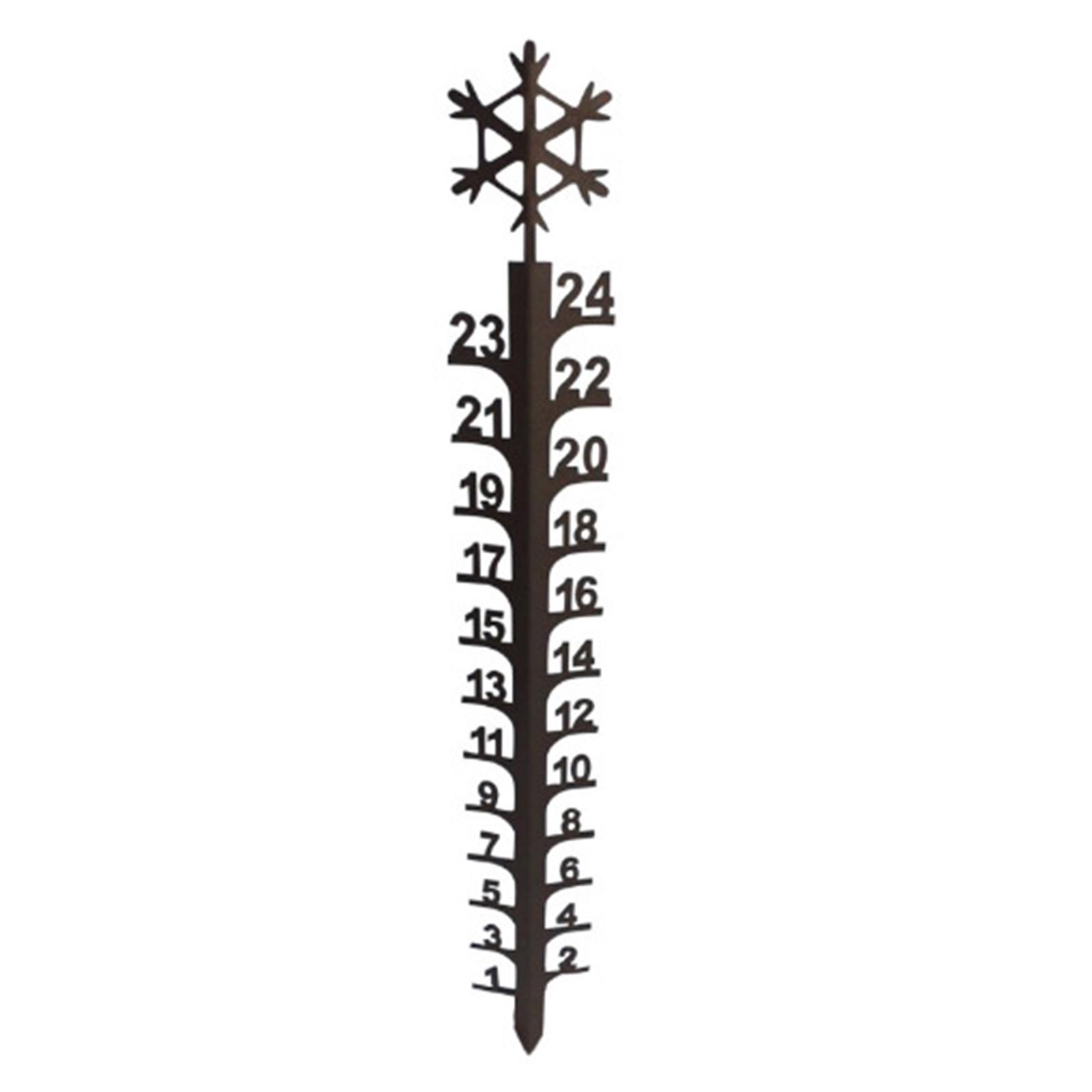 

Рождественские снежинки, измеритель снега, самодельная палка для измерения снега для сада, двора, рождественское украшение, подарок A