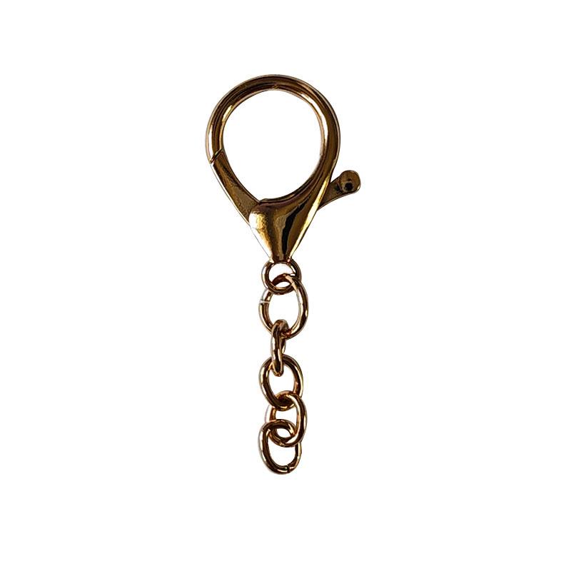 Zinc Alloy Lobster Clasp Hook Set: 3-Piece DIY Keyring & Jewelry Accessories