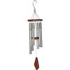 Art Bizniz 70 Cm Aluminum/wood Silver Wind Chime