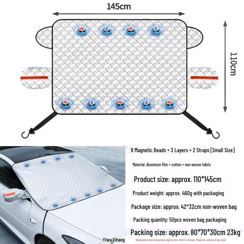Magnetic Car Snow Shield - Winter Anti-Frost, Anti-Freeze, Sun Protection Cover