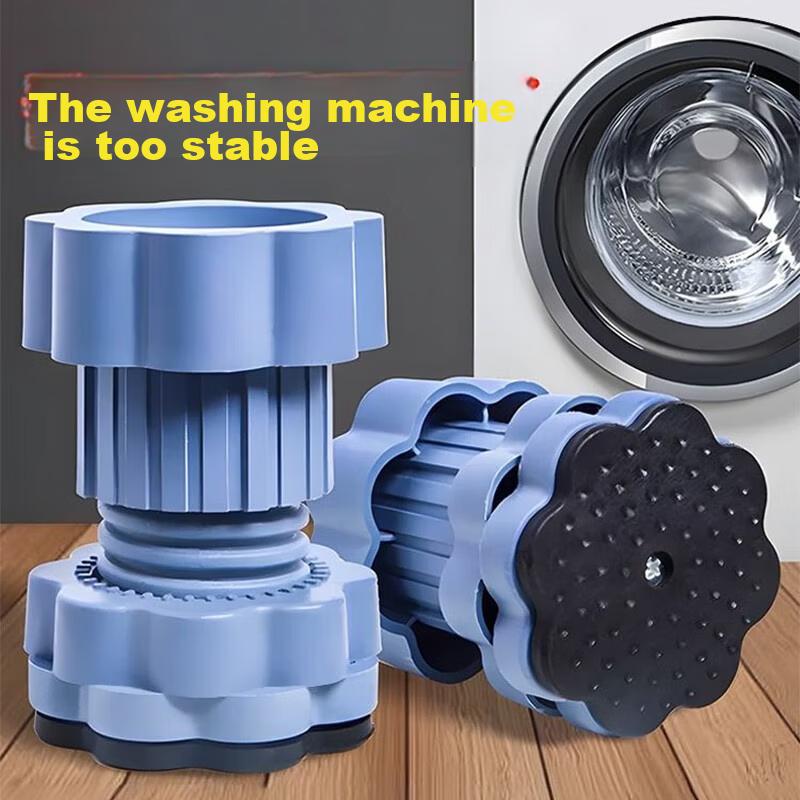 Yagao Washing Machine Foot Pad Base, Non-Slip And Anti-Vibration, Height Adjustable Support Pad for Top-Loading And Front-Loading Washers