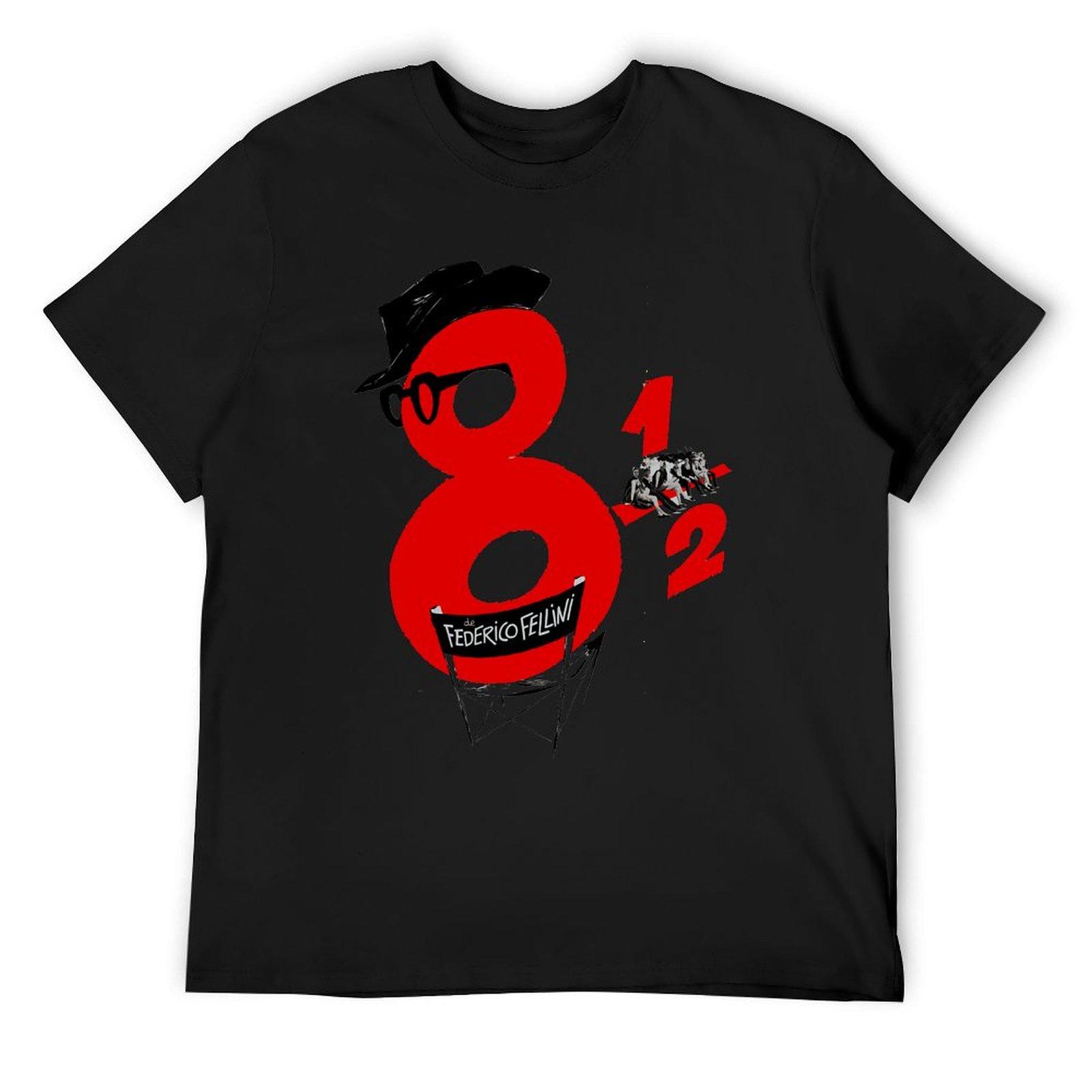Mens Womens Film Federico Fellini Gifts Movie Fan T-Shirt Funny t-shirts affliction shirts anime men t shirt 4XL