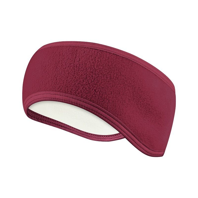 

and Winter Warm Ear Protection Hair Band Wind-Proof and Cold Protection Cover Earmuffs Men s and Women s Outdoor Sports Cycling Running Earmuffs Jujube Red One size