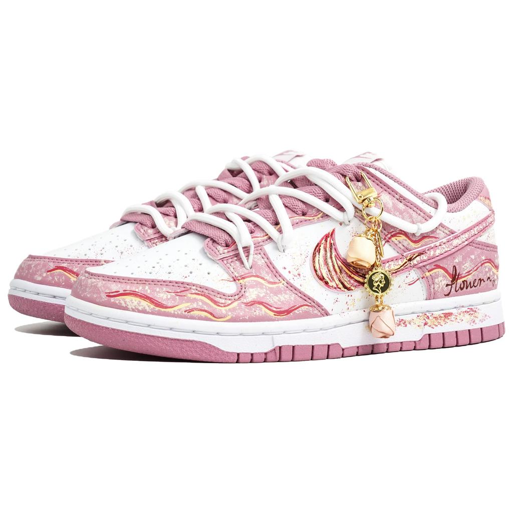 Nike Dunk Kaleidoscope, Fragranza Golden Guaihuo, Borsa della Spesa Resistente all'Abrasione Scarpe da Skateboard Basse da Donna Rosa DD1873-112(Team1024-S-BOX)
