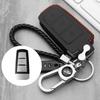 Leather Car Key Case For Vw Golf 5 7 Bora Mk6 7 Jetta Polo Passat B5 B6 B8 Skoda Octavia A5 Fabia Seat Ibiza Leon Smart Key Case