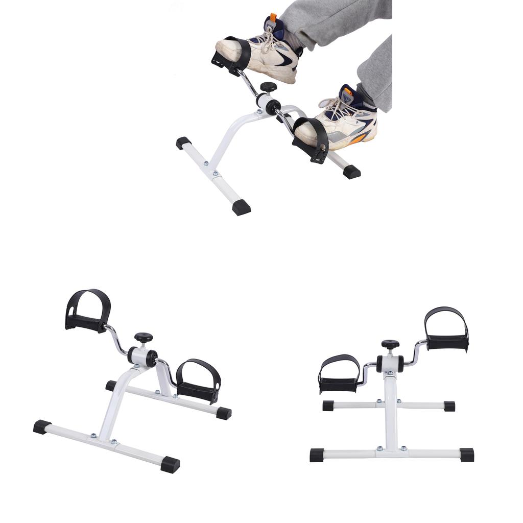 Portable Indoor Mini Exercise Bike With Resistance Knob For Home Office Fitness