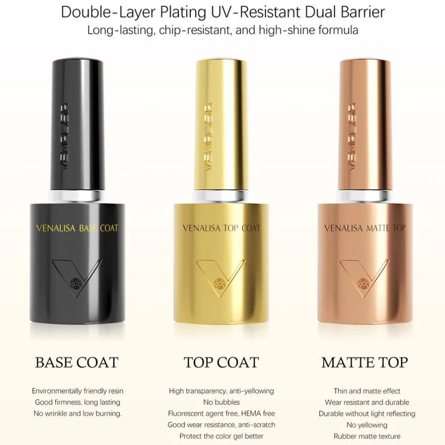 Venalisa Gel Nail Polish 10ml Hema TPO Free Snow Lotus Winter Glitter Shinning Soak Off UV LED Gel Varnish Nail Manicure