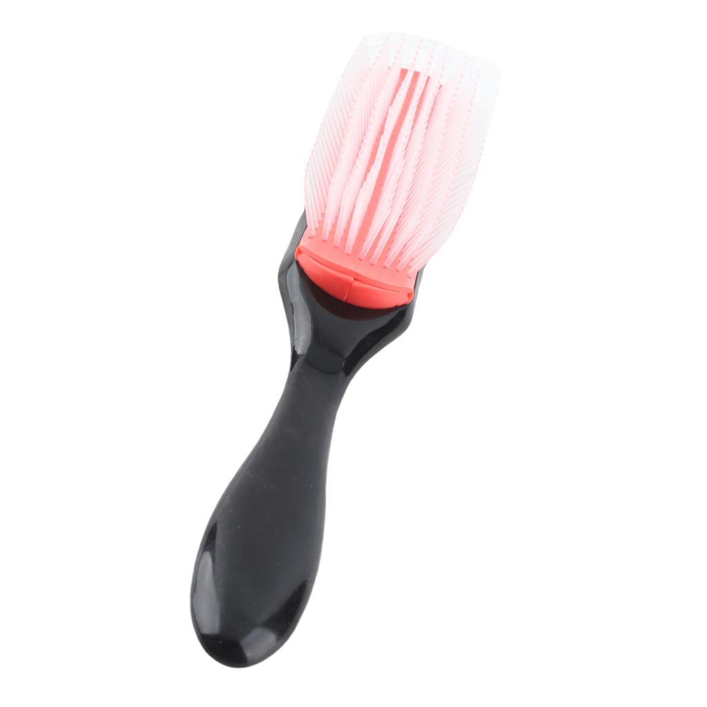 9‑Row Cushion Hair Styling Brush Salon Detachable Travel Curly Hair Detangling Brush