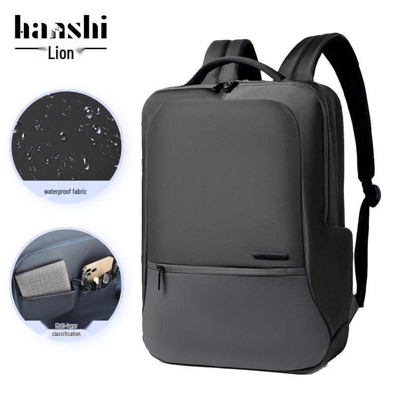 Men's Waterproof Business Backpack - High-End Fashion, Large Capacity, Perfect for Travel and Commute