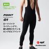 apt' Cycling Bib Long Tights, Warm Fleece Lining, Spring/Autumn (Size M: Waist: 74-82cm, Height: 165-175cm)