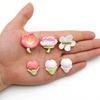 Flower Series Resin Croc Charms: DIY Floral Shoe Accessories & Decorations