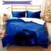 Set Biancheria da Letto KPOP Hunter 3 Pezzi Copripiumino Chiusura Include 1 Copripiumino & 2 Federe per Tutte le Stagioni Camera da Letto Casa Arredamento Stanza del Dormitorio