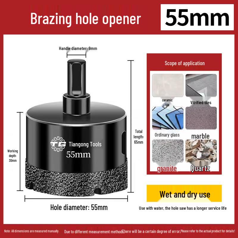 Tiangong Glas- och kakelborr för marmor- och keramiska ytor