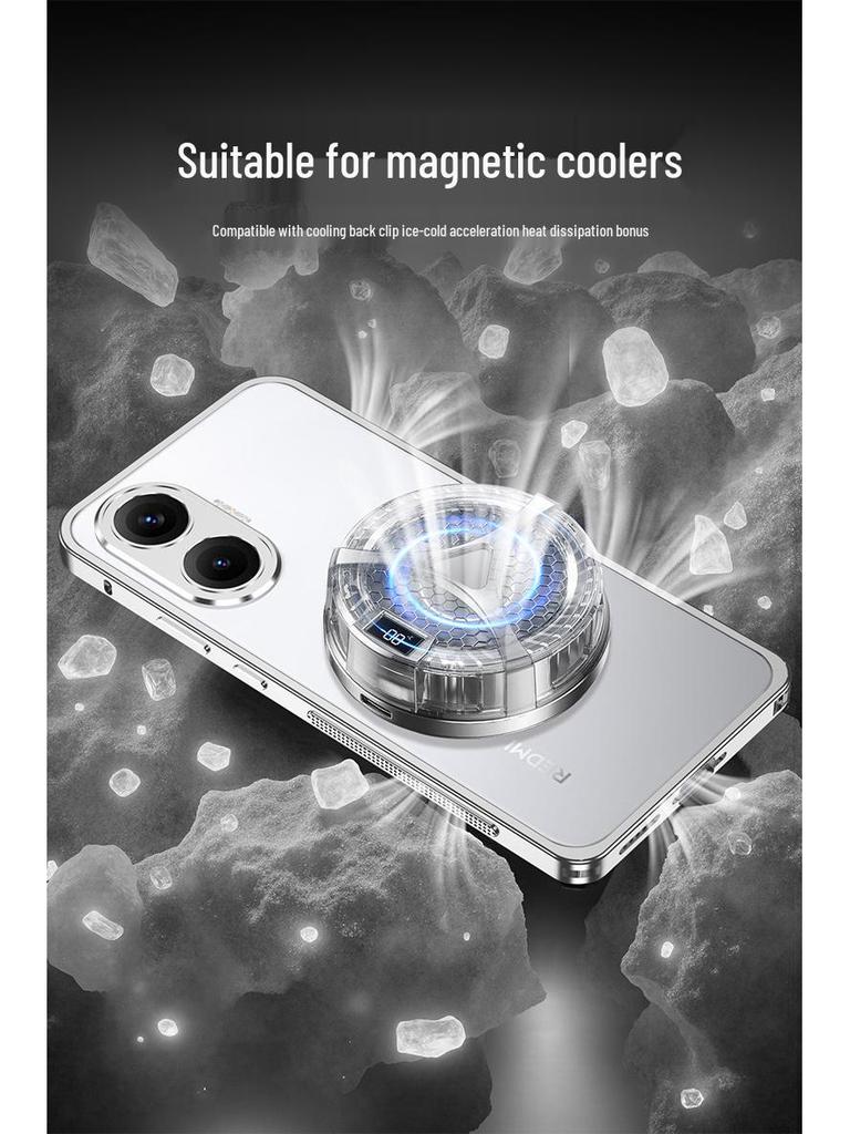 Xiaomi Poco F7 & Redmi Turbo4Pro Metal Bumper Case with Hippocampus Buckle