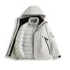 Men's 2025 White Duck Down Jacket: New Winter Style, Outdoor Windproof & Cold Protection, 3-in-1 Design