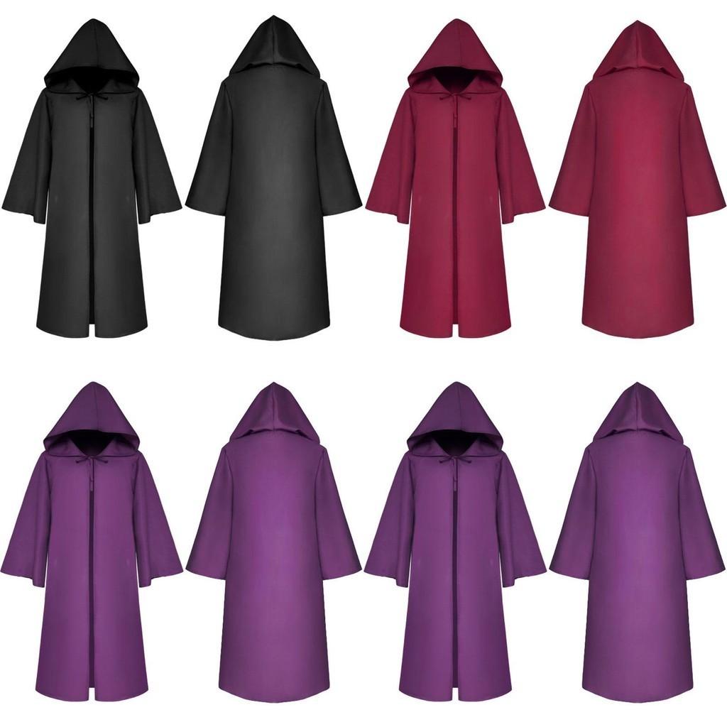 Premium Quality Star Wars Jedi Warrior Hooded Cloak Cape Robe For Cosplay Events