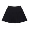 MLB College Style New York Yankees SS24 Embroidered Logo High-Waisted Pleated Skirt Shorts Women skirts Black 3FSKV0143-50BKS