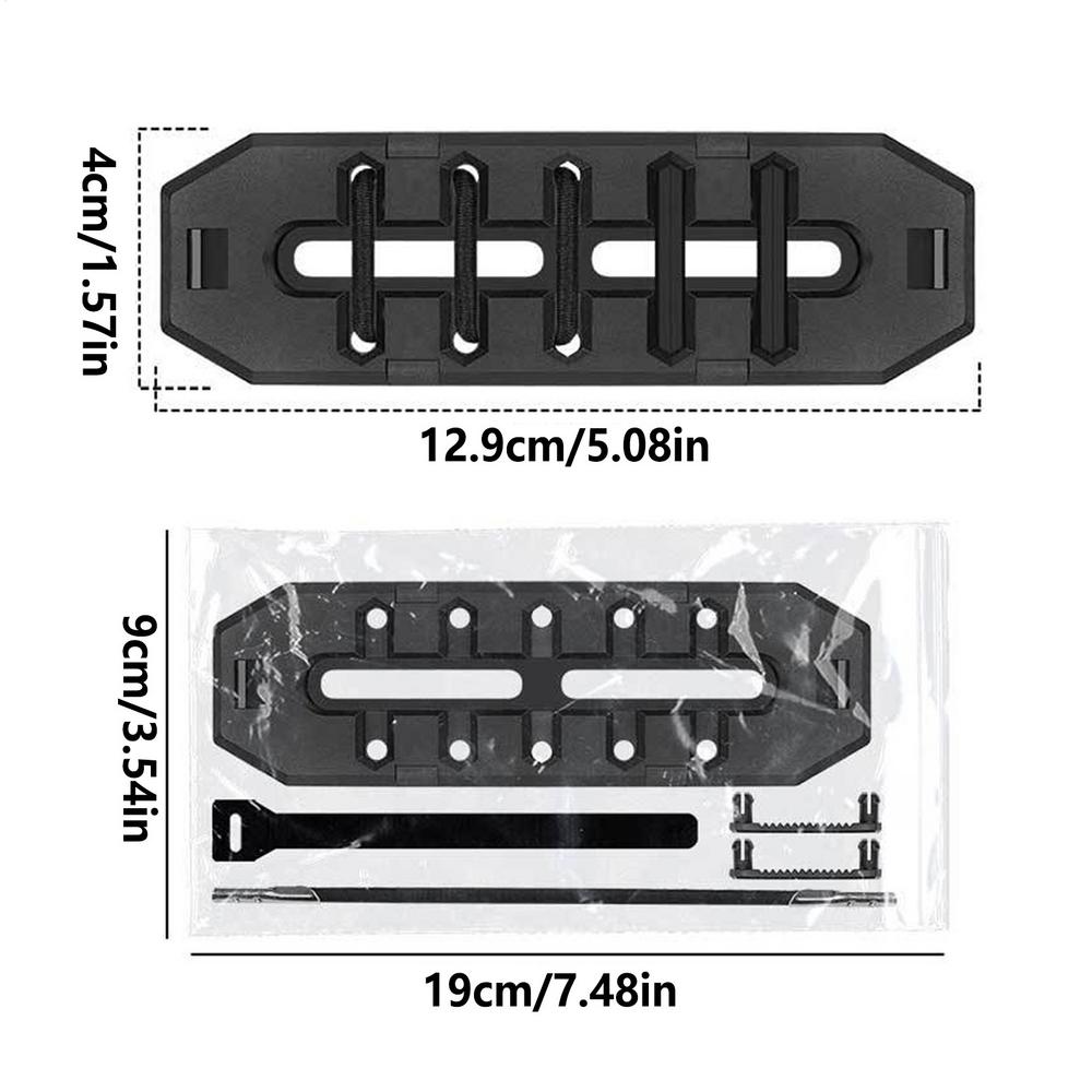 

Mountain Bikes Energy Gel Holder with Elastic Buckles Cycling Bikes Accessories for Camping Outdoor Travel Hiking Pathway Riding чёрный