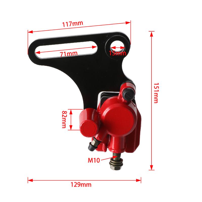For 50cc 70cc 90cc 110cc 125cc 140cc Motorcycle Rear Hydraulic Disc Brake Pump Caliper Pit Dirt Bike Motocross Accessories