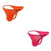 2Pcs/Lot Sexy Low-rise Men's Thongs Solid Color Ultra Soft T-Back Briefs Naked Feel Comfortable Breathable Underwear