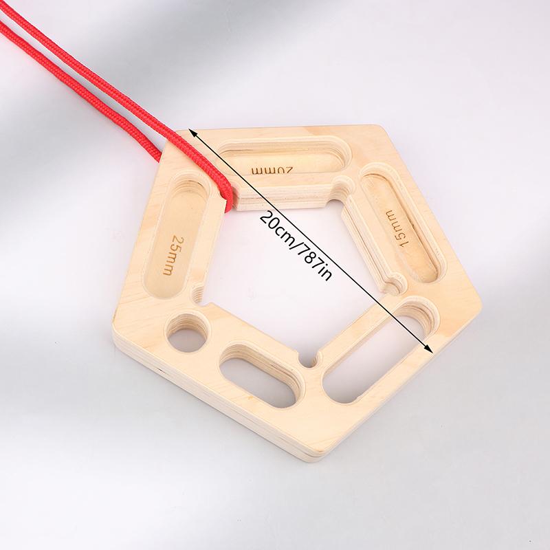 1Pair Finger Strengthen Climbing Board Pull-Ups Weight Hang Trainer Portable Tool Grip Forearm Strengthener Exercise