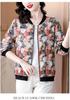 Women's Summer Chiffon Cardigan: Lightweight, Sun Protection, Petite, Age-Reducing, Easy To Match, Printed Design, Baseball Style.