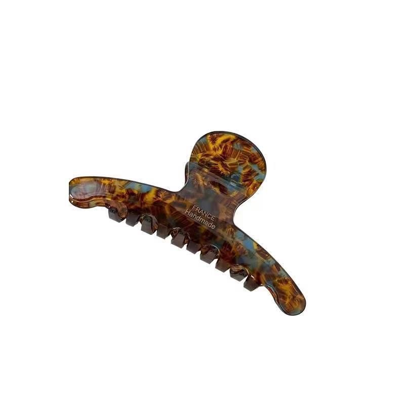 1pc Elegant Hair Clip, Women's Back of the Head, Ins Shark Clip,  New Clip Headwear, High-end Feeling, Vinegar Grip Clip