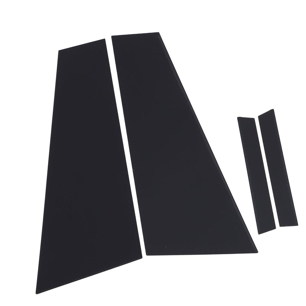 4pcs Pillar Post Trim High Strength PC Gloss Black Door Window Pillar Cover Replacement for Benz CLS class W219 2006