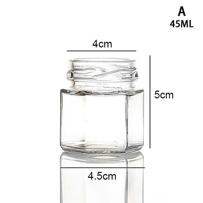 2 ks Mini skleněný hrnec na med Set Malý hrnec na med Hrnec na med s víkem Vhodné na dárky pro miminka Svatby a večírky Sklenice na med