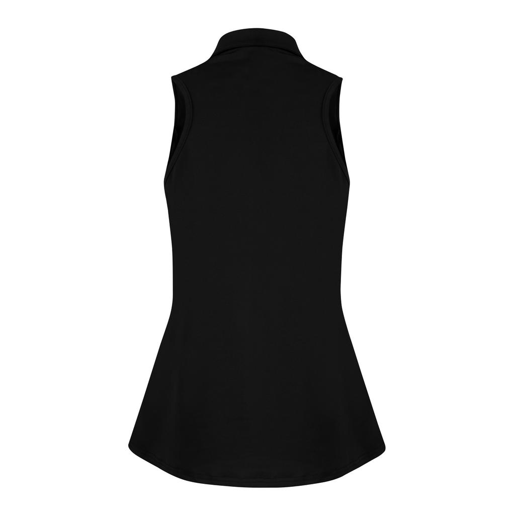Damen Ärmelloses Schnelltrocknendes Tennis Reißverschluss Hals Sport Workout Tank Top