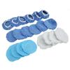 20 Pieces 6in Car Polisher Pad Polishing Buffing Bonnet Set Microfiber for Cars Motorcycles Ships