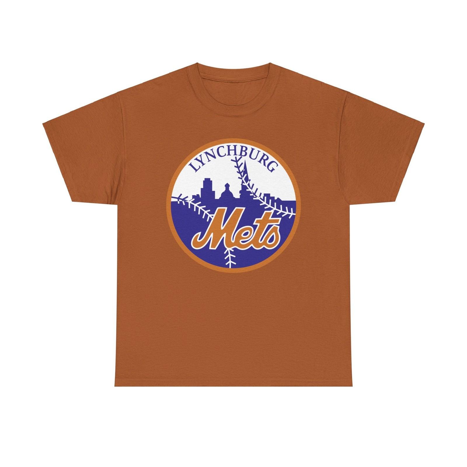 Lynchburg Mets Carolina League Бейсбол 1976-1987 Вирджиния Футболка S разноцветный