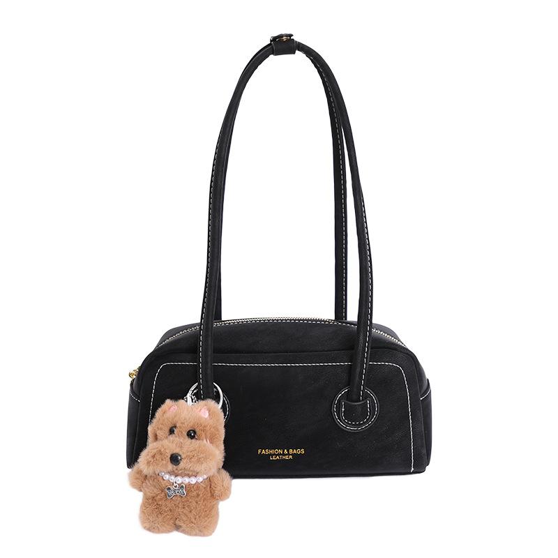 Lässige Umhängetasche, Kordelzug-Ein-Schulter-Tasche, Schlichte Achseltasche, Wolkentasche