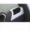 For Porsche Cayenne 2019-2023 Matte Silver Console L&R Air Outlet Vent Trim 2PC