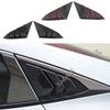 Rear Side Window Louver Vent Cover Trim Car Accessories Carbon Fiber Decor for Honda Civic 10th 2016 2017 2018
