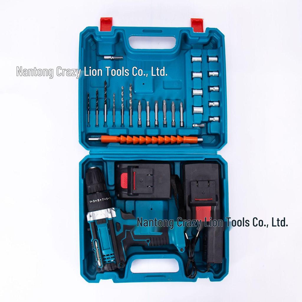 21V Multi-Function Electric Hand Drill & Screwdriver Set