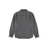 Vans Checkerboard Long Sleeve Denim Shirt Washed Black Unisex VN000P84EMV
