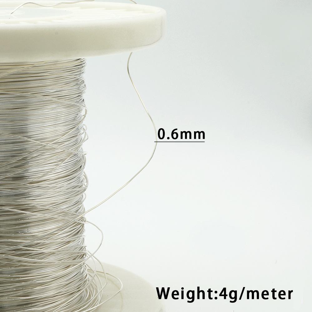 S925 Sterling Silver Wire DIY Jewelry Making Wire S925 Sterling Silver Wire for Necklace Bracelet Jewelry Making